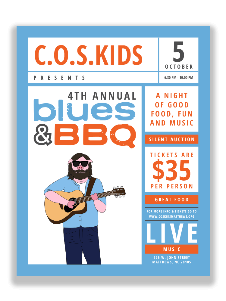 C.O.S.Kids event flyer